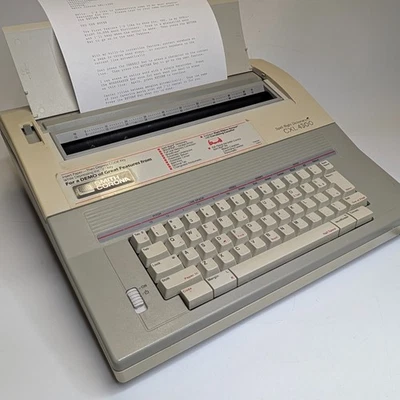 Smith Corona CXL-4300 Electric Typewriter Working Demo Spell-Right Case Computer - Image 1 of 4