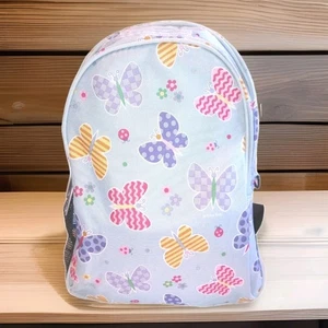Wildkin School Backpack / Bookbag Girls Colorful Butterfly Design Light Blue - Picture 1 of 12
