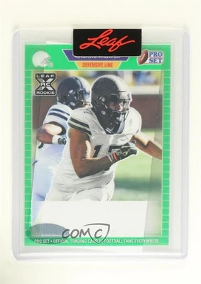 2021 Leaf Pro Set Metal 1989 Auto 1/1 Rashad Weaver #PA-RW1 Rookie RC 0a6 - Image 1 of 3