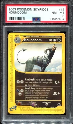 Houndoom 12/144 Non Holo Rare PSA 8 E Series Skyridge Pokemon Card - Image 1 of 2