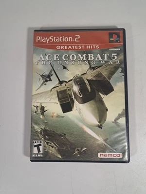 Ace Combat 5: The Unsung War (Sony Playstation 2, PS2, 2004) Greatest Hits... - Image 1 of 4
