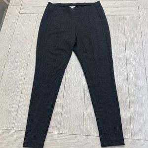 J Jill Ponte Leggings Damen Large schwarz grau Hahnentritt Stretch Hose Komfort - Bild 1 von 9