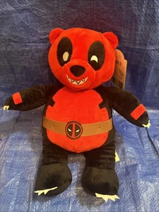 NUEVO CON ETIQUETAS Build-A- Bear TALLER Deadpool Panda Marvel - Imagen 1 de 5