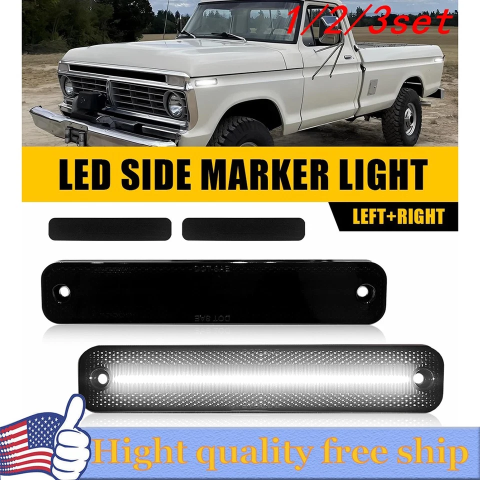 2/4x conjuntos de luces de señalización laterales delanteras/traseras para camioneta Ford, Bronco y furgoneta Foto 1 de 1