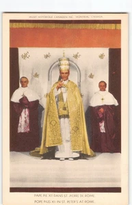 Pope Pius XII~Catholic Pope St. Peters Rome Montreal Canada Postcard -N5 - Picture 1 of 4