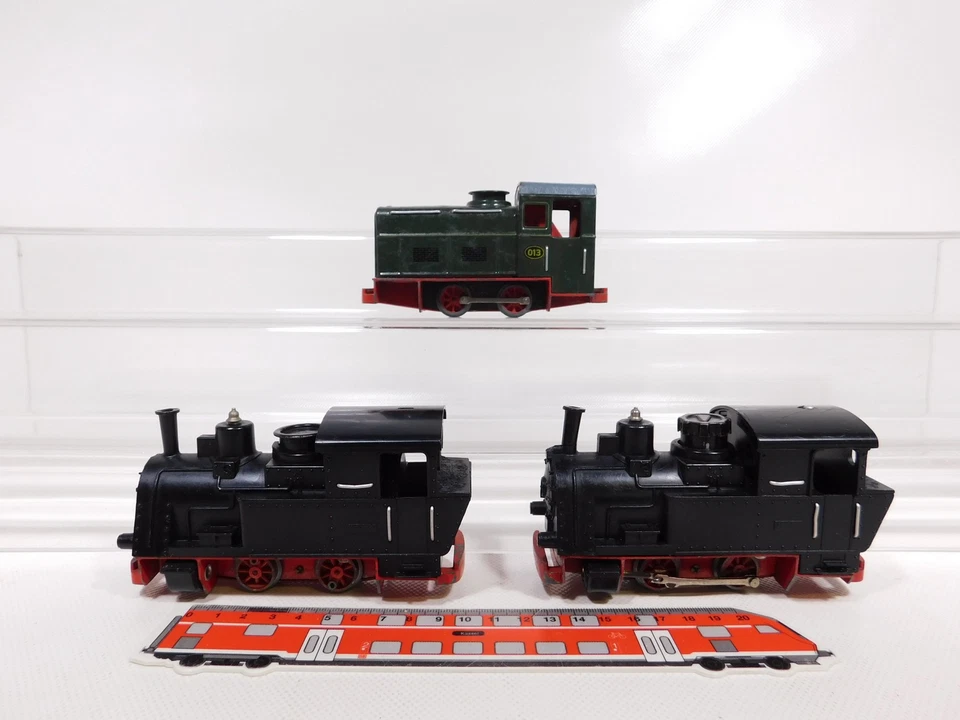 3x Biller Bahn Spur 0e Bastler Loks MÄNGEL 500 Dampfloks 013 Diesellok #DZ167-1 - Bild 1 von 4