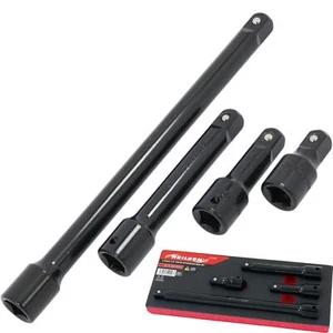 Neilsen Socket Impact Extension Bar Set 50 75 125 & 250mm Long 4pc 1/2" - Picture 1 of 3