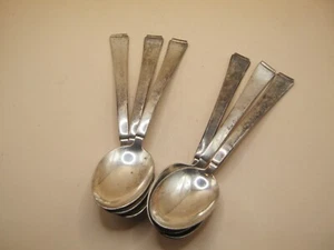 Antique Set Of 6 Silver Plated Spoons By WMF With Ornate Deco Handles - Picture 1 of 4