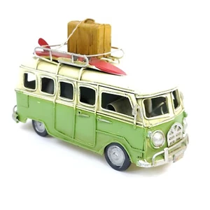 Camper Van Model 6.5 Inches Retro Classic Camper Kombi T1 Style Metal Beach Bus - Picture 1 of 10