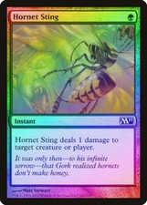 Hornet Sting FOIL Magic 2011 / M11 NM Green Common MAGIC MTG CARD ABUGames