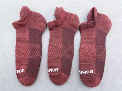Bombas Men's All-Purpose Performance Ankle Sock Size L 3 Pairs Reddish brown - Image 1 of 2
