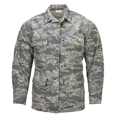 Original U.S. Military Uniform Women Jacket Digital Tiger Stripe Camouflage - Image 1 of 4