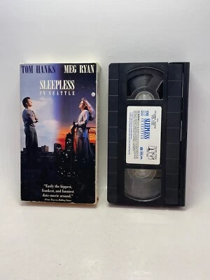 Sleepless In Seattle (VHS, 1993) Tom Hanks, Meg Ryan Used - Image 1 of 4