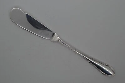 Cuchillo de mantequilla maestro de plata esterlina Buccellati Parma Italia - 7 3/4"-54 g-sin mono Foto 1 de 4