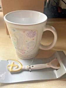 Neu Disney Store Imagination Key Mickey Mouse Tasse & Keramik-Teelöffel in Schlüsselform - Bild 1 von 9