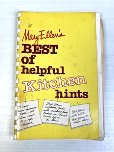Mary Ellen's Best Of Helpful Kitchen Hints Tips Book 80's Cooking Time Saving - Foto 1 di 3