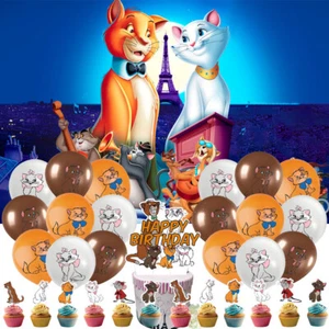 Juego de suministros de fiesta The Aristocats platos globos adornos para pasteles pancarta regalo - Imagen 1 de 7