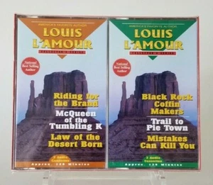 Louis L'Amour Collector's Series 2 Audio Books, 4 Cassettes 6 Hours 240 mins New - Picture 1 of 2
