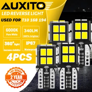 2pcs LED T10 194 168 W5W Canbus White Dome License Side Marker Light Bulb 6000K - Imagen 1 de 10