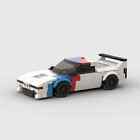 Zbudowany samochód z cegły BMW M1 | kompatybilny z Lego | Klocki | Zestaw MOC