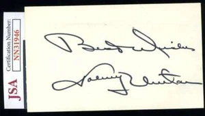 Johnny Unitas JSA Signed Coa 3x5 Index Card Autograph - Picture 1 of 1