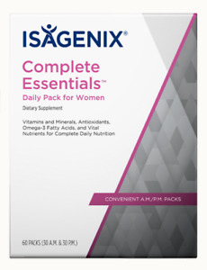 Isagenix Complete Essentials Women's Supplements Expires 6/2023 *NEW*