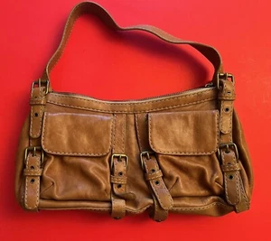 Bolso de mano de cuero marrón KOOBA LENA - Imagen 1 de 5