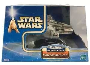 STAR WARS MICRO MÁQUINAS DE ACCIÓN FLOTA MILENIO HALCÓN NAVE HASBRO SELLADA - Imagen 1 de 5