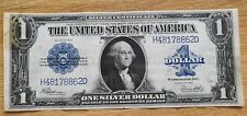 1923 $1 ONE US DOLLAR SILVER CERTIFICATE USA HORSE BLANKET EXTRA WIDE NOTE RARE