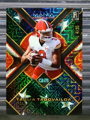 2024 Wild Card Automania American Football Preview Taulia Tagovailoa 6/25 Rookie - Image 1 of 3