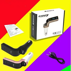 CARG7 Bluetooth Auto Kit FM Transmitter MP3 Musik Player SD USB Ladegerät - Bild 1 von 16