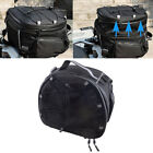 Motorcycle Tail Bag Motorbike Rear Seat Luggage Helmet Storage Bag Saddlebag New