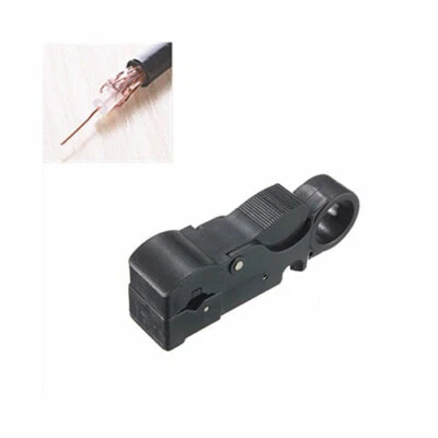 1pcs Rotary Coaxial Coax Aerial Sky TV Cable Stripper Cutter Tool RG59 RG58