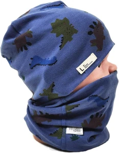 Set Di Sciarpa E Cappello in Cotone per Bambini, per Primavera, Autunno, Inverno - Foto 1 di 12