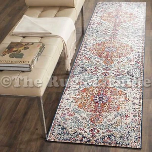 FORTUNA COLOURFUL FLORAL ANTIQUE STYLE TRADITIONAL RUG RUNNER 80x400cm *NEW** - Picture 1 of 5
