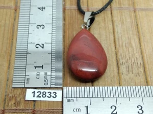 Pendentif JASPE ARC EN CIEL + cordon reglable lithotherapie reiki rainbow quartz - Imagen 1 de 2