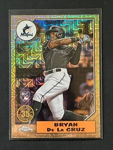 2022 Topps Update Silver Pack Mojo Refractor Bryan De La Cruz RC Miami Marlins - Bild 1 von 1