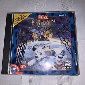 Disneys 101 Dalmatians Escape From DeVil Manor PC CD Rom Game Strategy Adventure