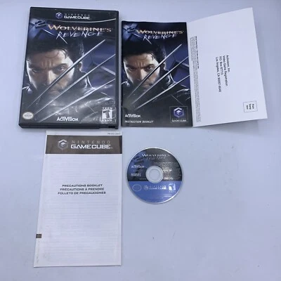 X2: Wolverine's Revenge (Nintendo GameCube, 2003) en caja con manual y tarjeta de registro Foto 1 de 4