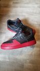 Nike Size 13 Air Force 1 Af-1 '82 Sneaker Shoes Red Black  318274-001
