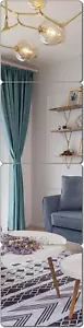 Wall Mirror Full Length, on Door Mirror, Cheap Mirror Acrylic, Shatterproof Gym - Picture 1 of 12