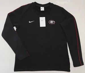 NWT Nike Georgia Bulldogs Womens Medium Waffle-Knit Thermal Long Sleeve FJ9580 - Picture 1 of 9