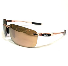 REVO Sunglasses RE4059 10 DESCEND Black Clear Pink Frames with Mirrored Lenses