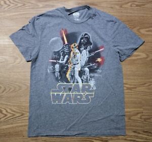 T-shirt graphique Star Wars Luke Skywalker Hans Solo princesse Leia Dark Vador L