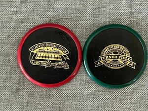 (2) Atlanta Braves Untersetzer - siehe Beschreibung - Bild 1 von 2