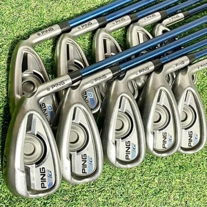 PING G Iron Set 10pcs 4-LW Graphite Flex R Black Dot Right-Handed - Picture 1 of 12