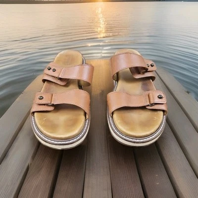 Sandalias Keen Lana para mujer talla 6,5 extensiones cuero marrón camel cómodas informales  Foto 1 de 4