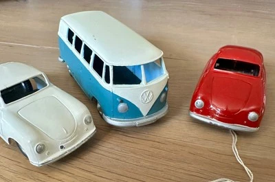 Vintage Märklin Tin Toy Cars – VW T1 Bus & Porsche 356 – Rare Collectibles (1950 - Image 1 of 4