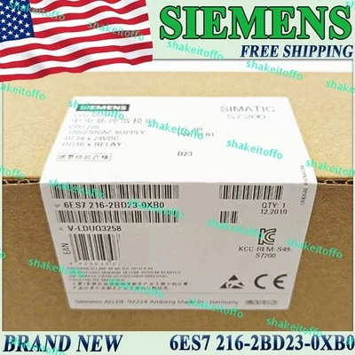 New in Box Siemens 6ES7 216-2BD23-0XB0 Digital Output Module SIMATIC FreeShip US - Image 1 of 4