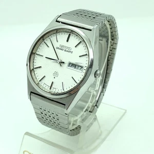 [w2199] SEIKO 9943-8030 GRAND QUARTZ GQ All original New battery VG/EX - Picture 1 of 21
